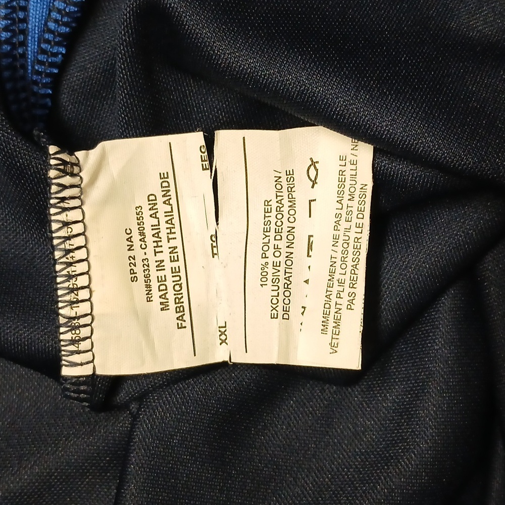 Nike Men size 2XL fit navy dri fit nwt Shortsleeves - Picture 9 of 9